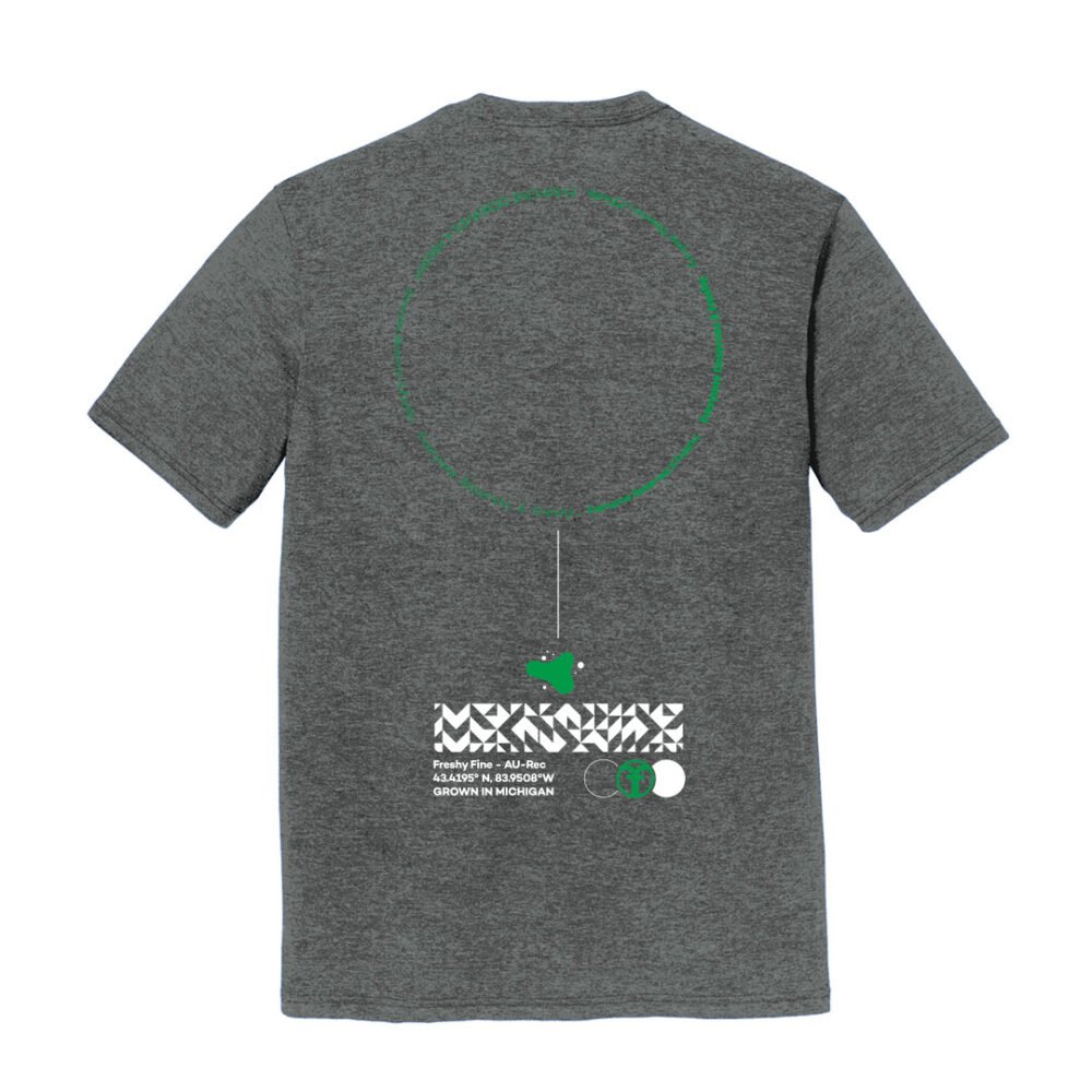 Freshy Fine Coordinates T-shirt - Heathered Charcoal - Image 2